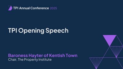 The Opening Speech