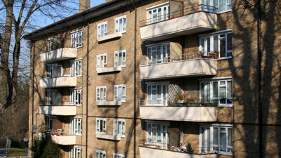A social housing block