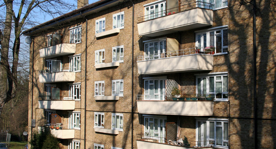 A social housing block